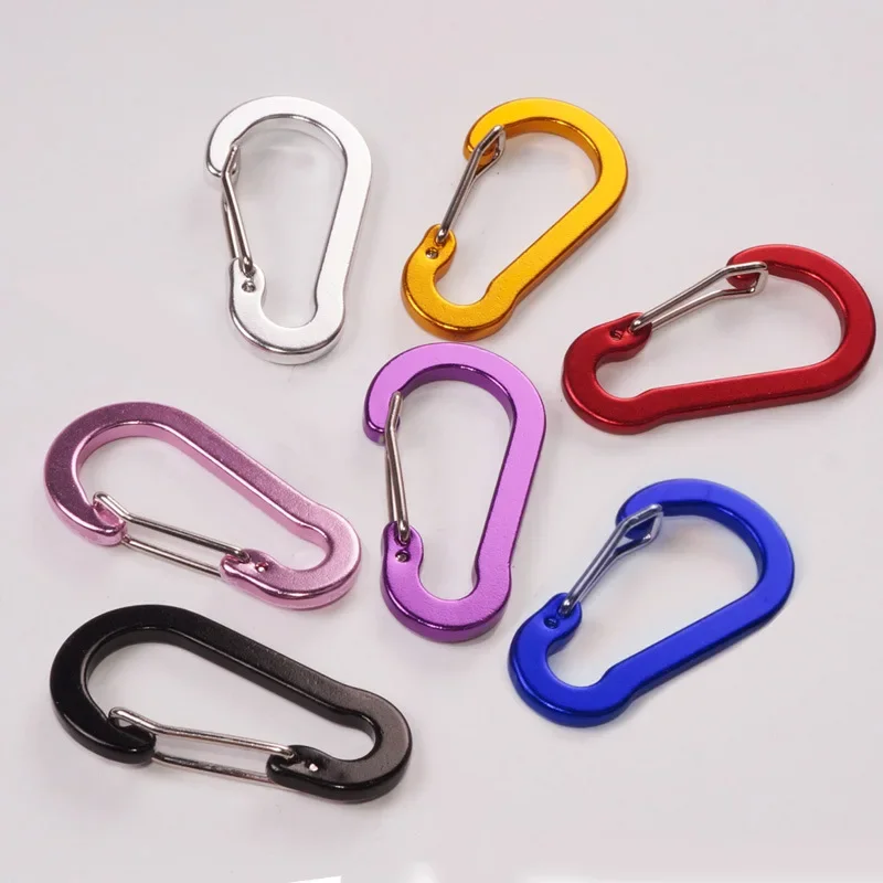 Fishing Kit Compact - 6/12PCS Carabiner Clip Set Tourist Small