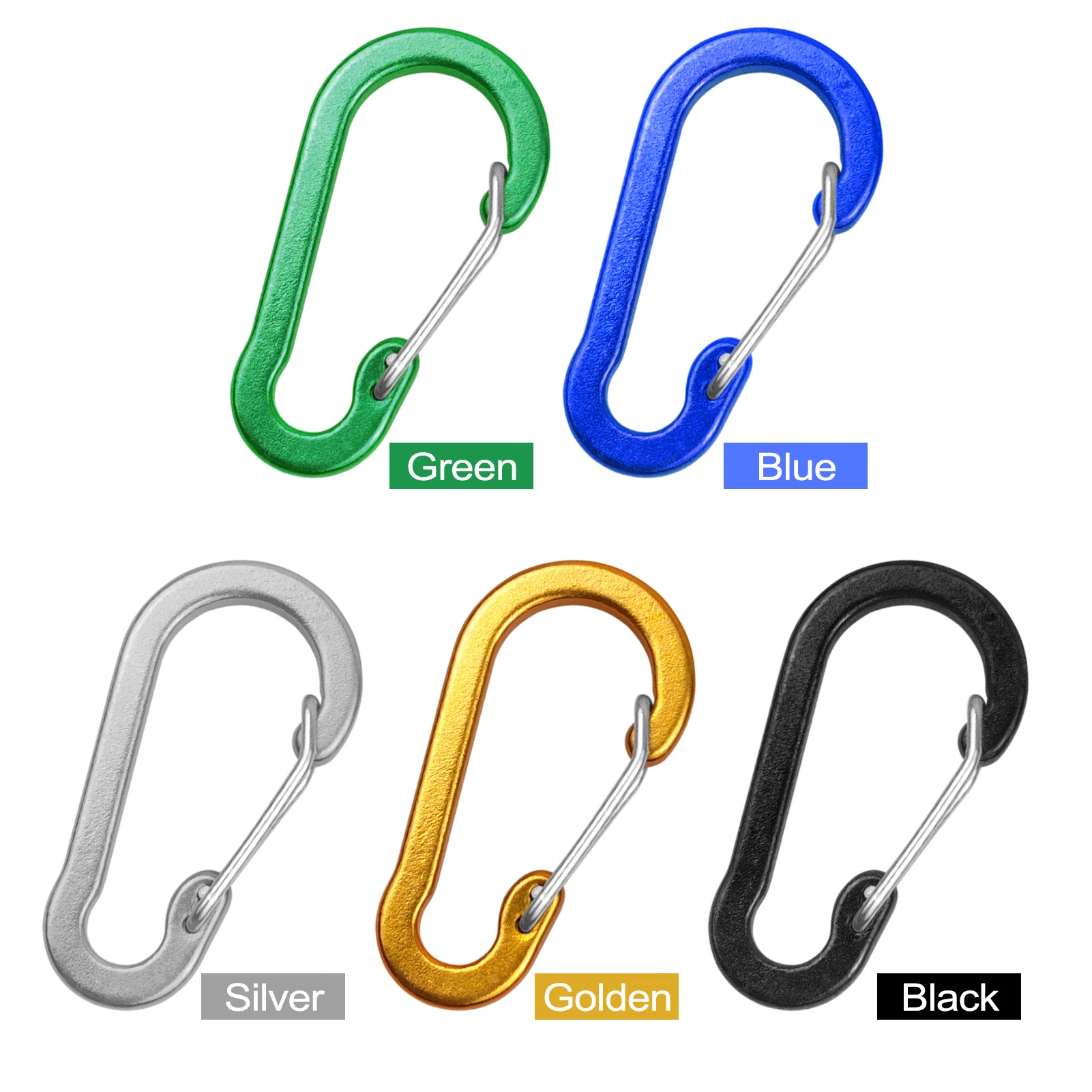 5/10/12pcs Carabiner Clips Min - Fishing Kit Compact recension och pris