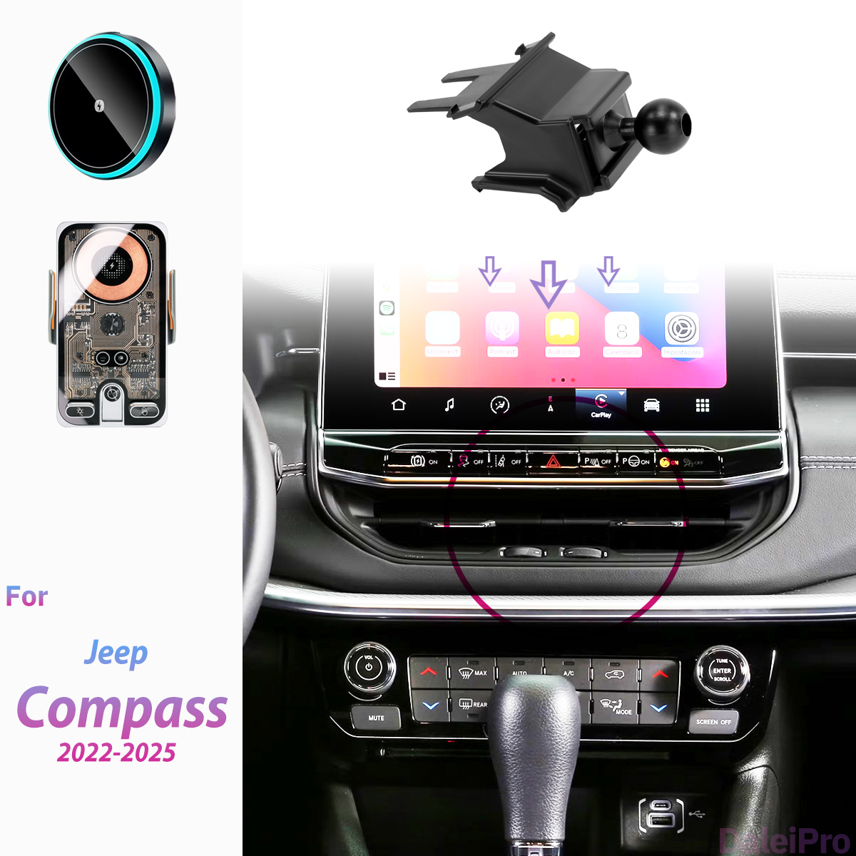 For Jeep Compass / Commander 2 - Compass Lensatic recension och pris
