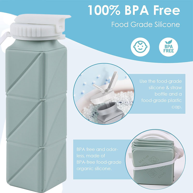 620ml Collapsible Water Bottle - Water Bag Collapsible recension och pris