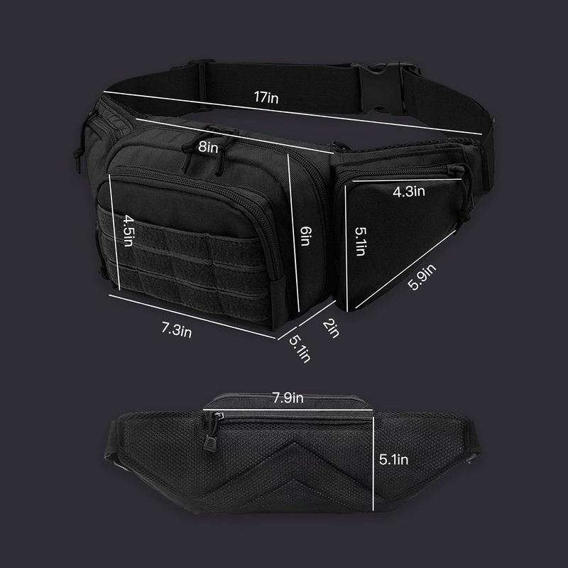600D Oxford Multi-Pocket Waist - Fishing Kit Compact recension och pris