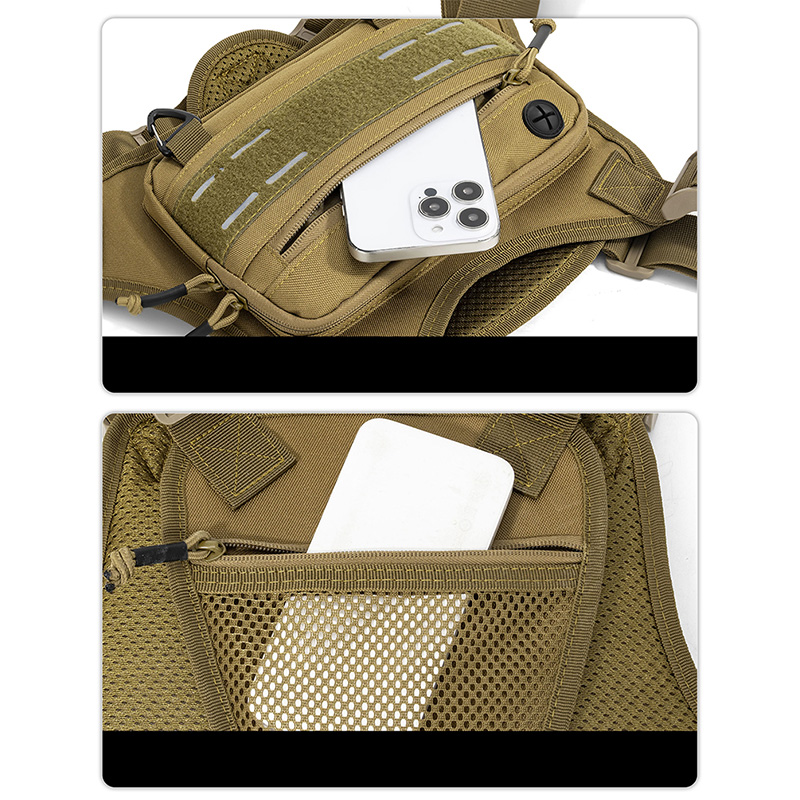 Tactical Front Chest Rig Bag V - Fishing Kit Compact recension och pris