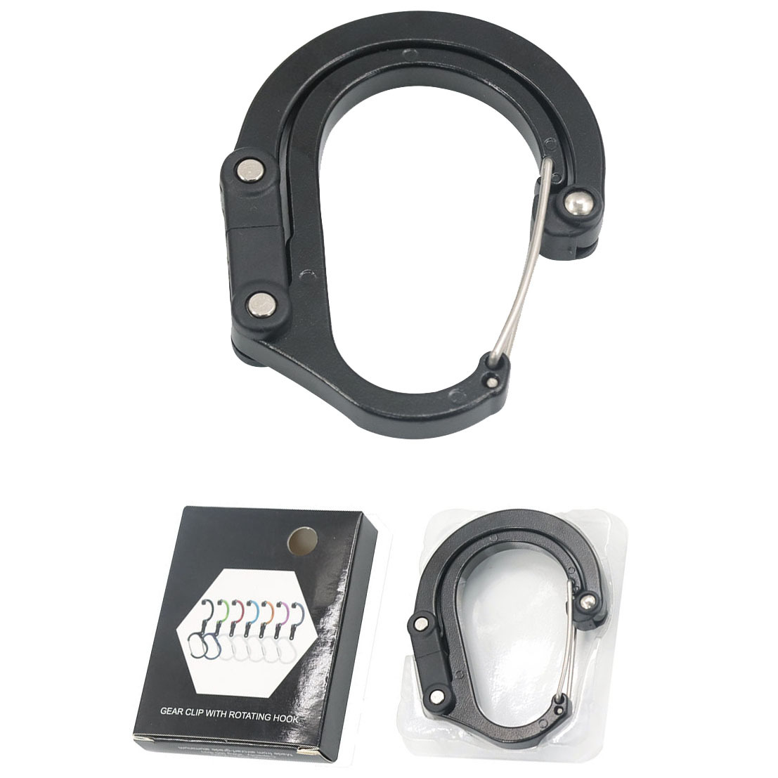 Hybrid Gear Clip Carabiner Rot - Fishing Kit Compact recension och pris